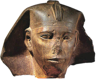 Head of a statue of Djedefre, son and successor of Kheops.