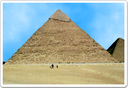 Built on a higher part of the Giza plateau, Khefern’s pyramid appears to be the highest pyramid at Giza, while it is actually 3 metres smaller than Kheops'.
