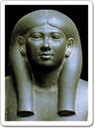 Khamernebti II detail of the group statue found at Giza.